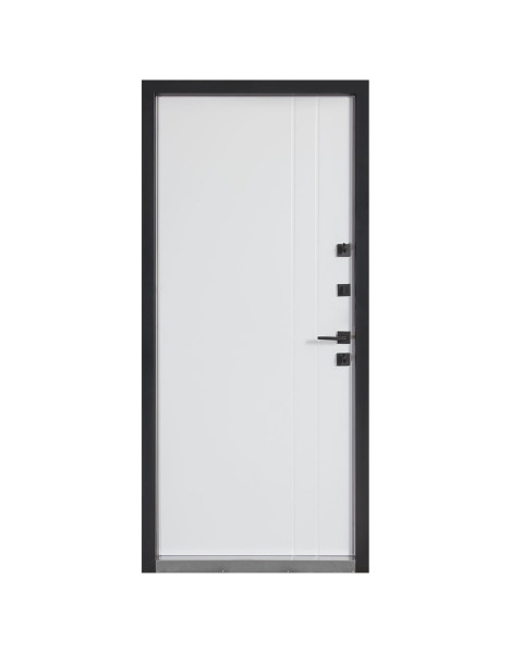 Булат Котедж модель 710/265 (Metalic anthracite/Вулична Білий атласний)