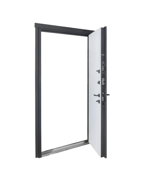 Булат Котедж модель 710/265 (Metalic anthracite/Вулична Білий атласний)