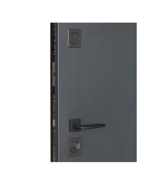Булат Котедж модель 710/265 (Metalic anthracite/Вулична Білий атласний)
