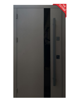 Двері модель Elegant 3К ручка DMD 8019 (фарба 8019 / дуб темний)