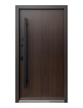 Двері модель Elegant 3К ручка DMD 8019 (фарба 8019 / дуб темний) Двері модель Elegant 3К ручка DMD 8019 (фарба 8019 / дуб темний)