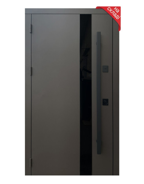 Двері модель Elegant 3К ручка DMD 8019 (фарба 8019 / дуб темний)
