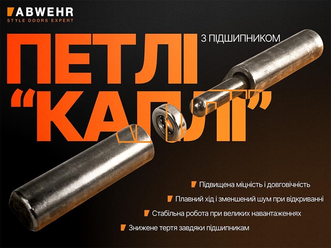 Три петлі з підшипником